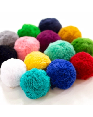 Pompom set, 10 pcs