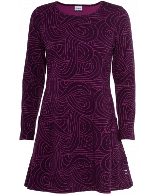 KANNEL tunic, Loop, purple - plum