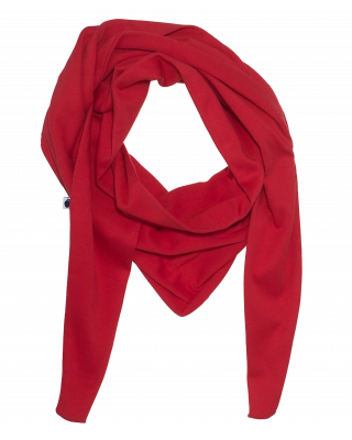 TRIANGEL SCARF, röd