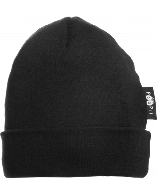 KIDS BEANIE merino wool, black