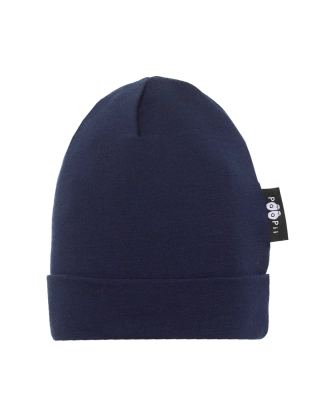 KIDS BEANIE merino wool, storm