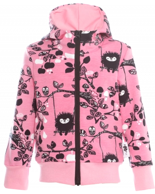 RETKI hoodie, Siiri in the swing, light pink