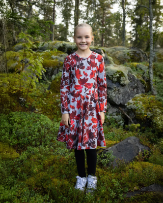 SINNA mekko, Hehku, punainen