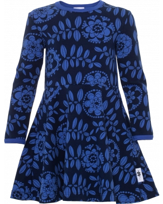 SINNA dress, Fleur, blue - storm