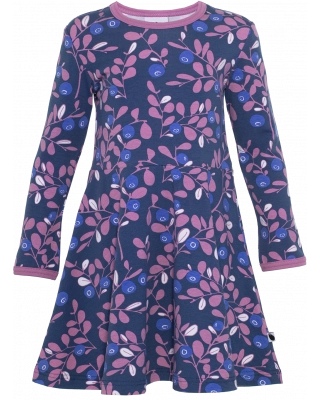 SINNA dress, Varpu, blueberry - lilac