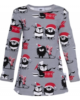 VIENO tunic, Siiri's & Myyry's Christmas, grey