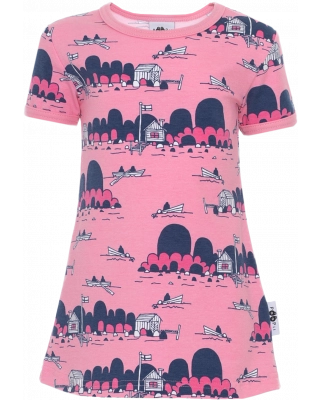 VIOLA tunic, Archipelago, light pink - pink - bluberry