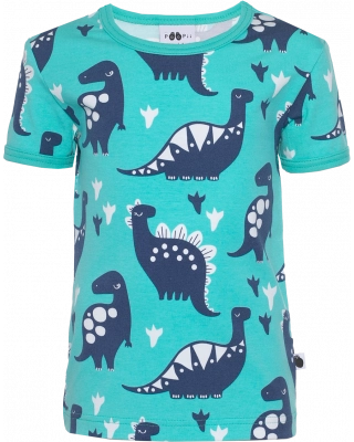 VISA T- shirt, Dino, turquoise - blueberry