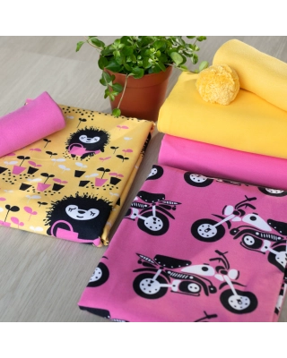 Moped organic jersey, pink