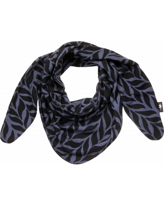 SCARF jacquard, Plait, blueberry - black