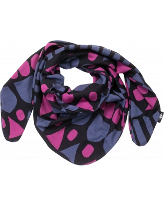 SCARF jacquard, Raanu, blueberry - purple