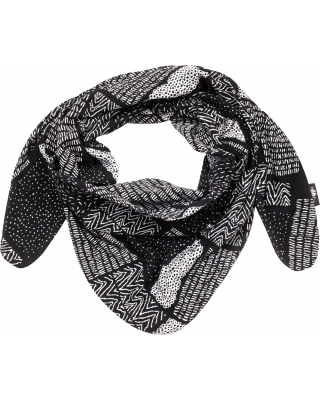 SCARF jacquard, Sarka, svartvit