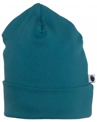 COTTON BEANIE, petrol