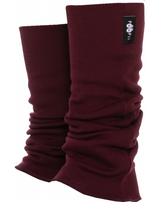 LEG WARMERS merino wool, beetroot