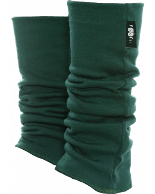 LEG WARMERS merino wool, dark green