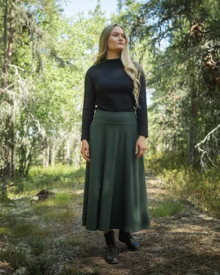 ARMI sweatshirt skirt, coniferous