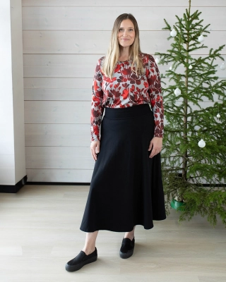 ARMI sweatshirt skirt, black