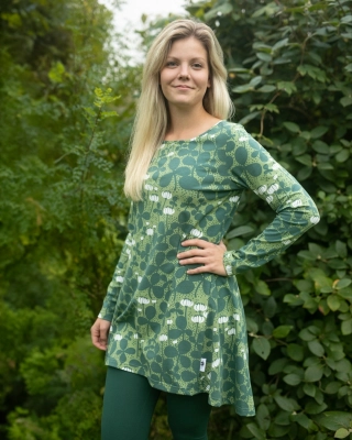 HEIJA tunic, Clover, fen - dark green