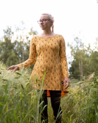 HEIJA tunic, Barley, ochre