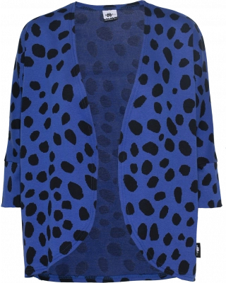 HELA kofta, Cheetah dots, blå - svart