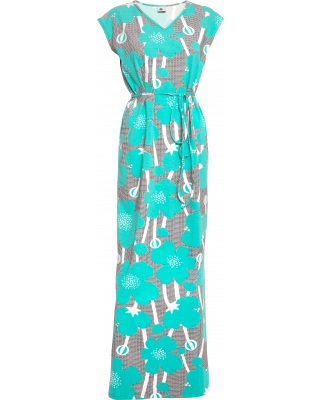 IIRIS dress, Buttercup, turquoise