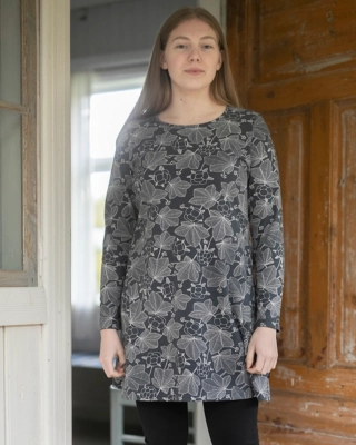 KANNEL tunic, Cloudberry, shadow - grey