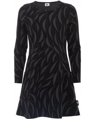 KANNEL tunic, Flow, shadow - black