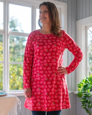 KANNEL tunic, Jenkka, red - pink