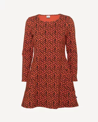 KANNEL tunic, Plait, rust