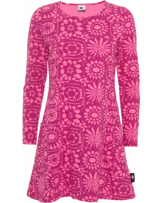 KANNEL tunic, Virkko, pink - purple