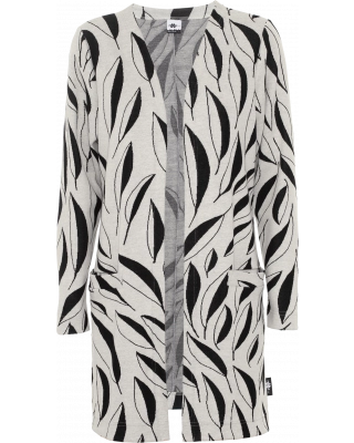 LUMO cardigan, Flow, natural white - black