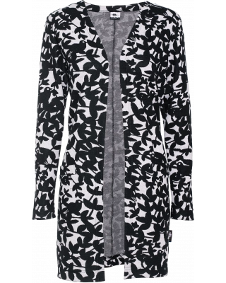 LUMO cardigan, Nightingale, black&white