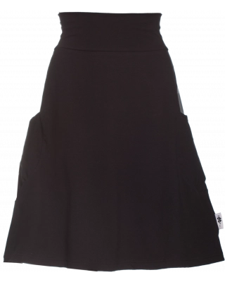 PISARA skirt, dark grey -  black