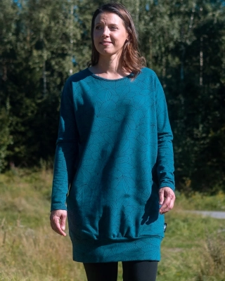 POLKU tunic, Leafs, depths