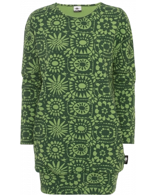 POLKU tunic, Virkko, forest - dark green