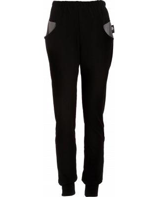 SAANA pants, black - dark grey