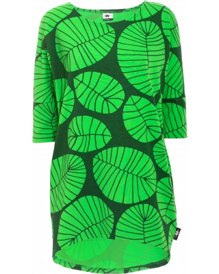 SADE top, Banana leaf, green - dark green