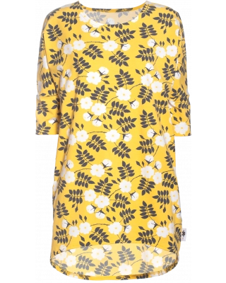 SADE top, Midsummer rose, yellow