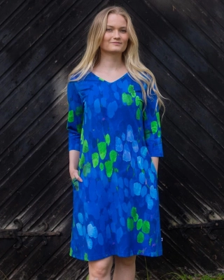 SAIMA dress, Layers, blue