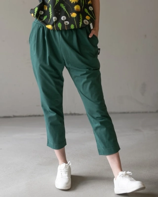 SANNI pants, dark green