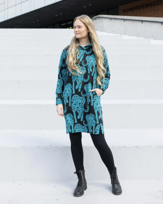 SILJA collegeleggins, musta