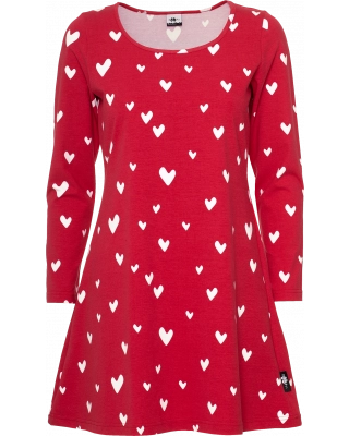 SUMU tunic, Hearts, red