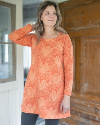 SUMU tunic, Kuukkeli, rust - peach