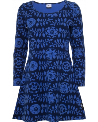 SUMU tunic, Fleur, blue - storm