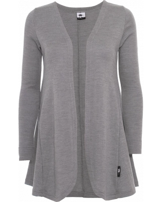 SYLI merino wool cardigan, grey