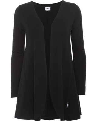 SYLI merino wool cardigan, black