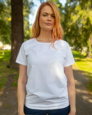 TUULI top, white