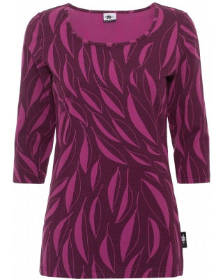 USVA top, Flow, purple - beetroot