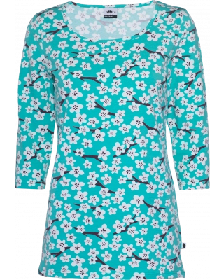 USVA shirt, Cherry blossom, turquoise - beetroot