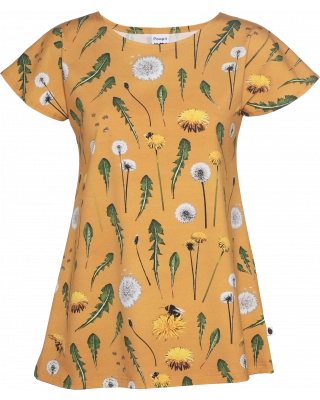 VUONO shirt, Dandelions, ochre